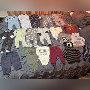 HUGE lot of baby boys clothes
